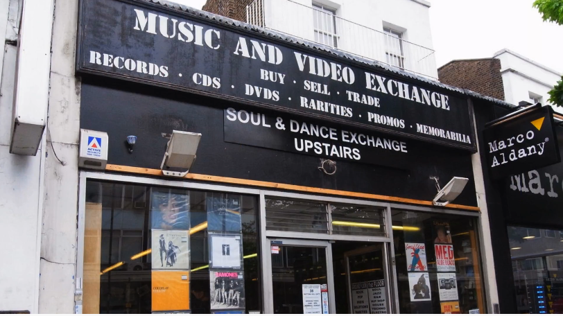 Music and Video Exchange Storefront